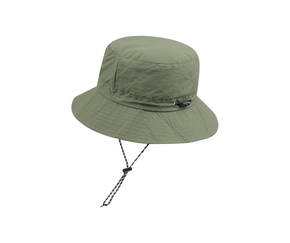 Waterproof Packable Hat in Army Green