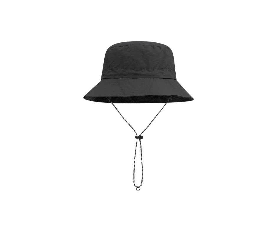 Waterproof Packable Hat in Black