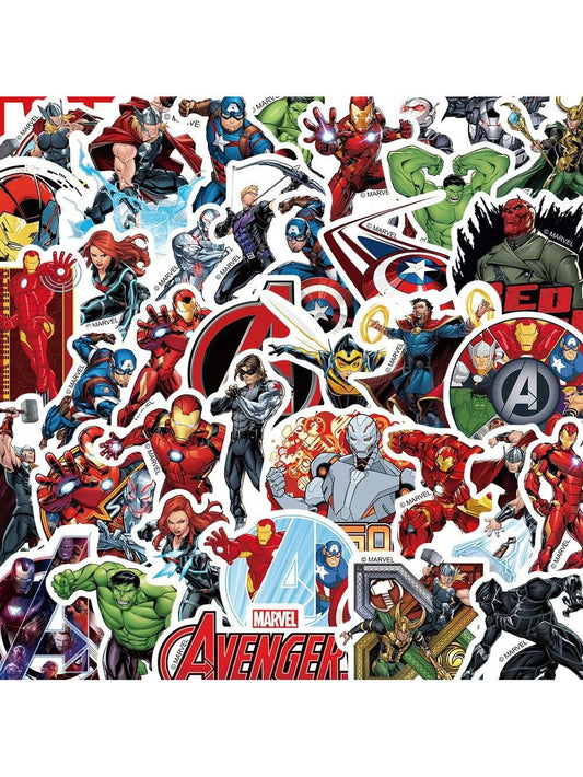 10 Random Avenger Stickers by Marvel
