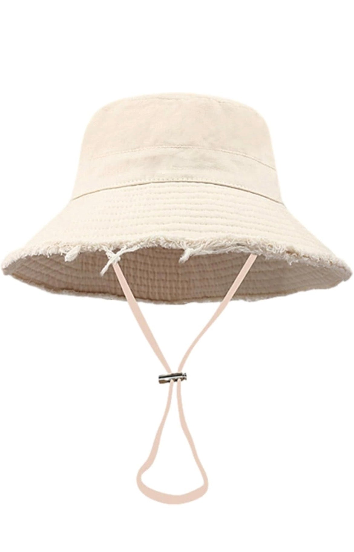 Denim Bucket Hat in Begie