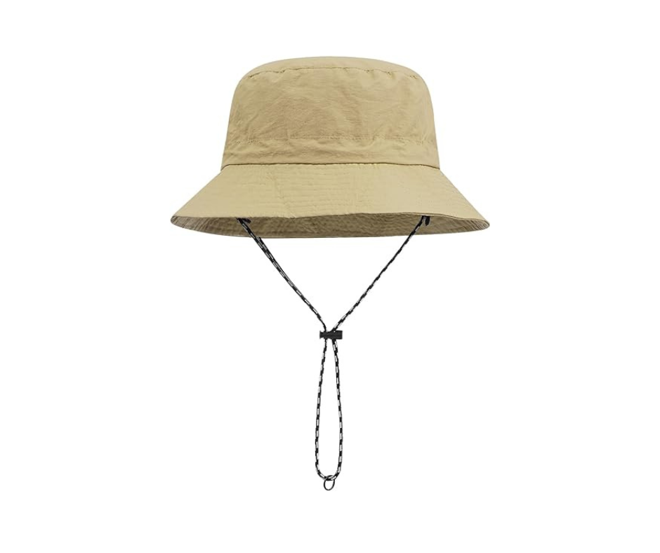 Waterproof Packable Hat in Beige