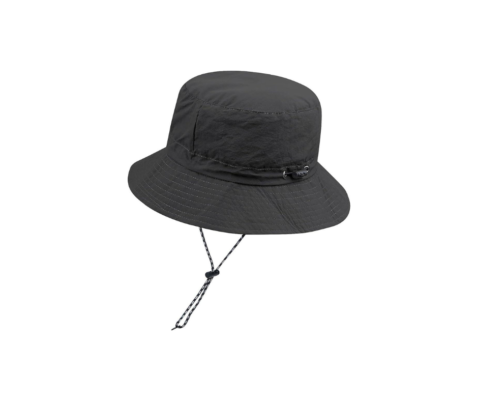 Waterproof Packable Hat in Black