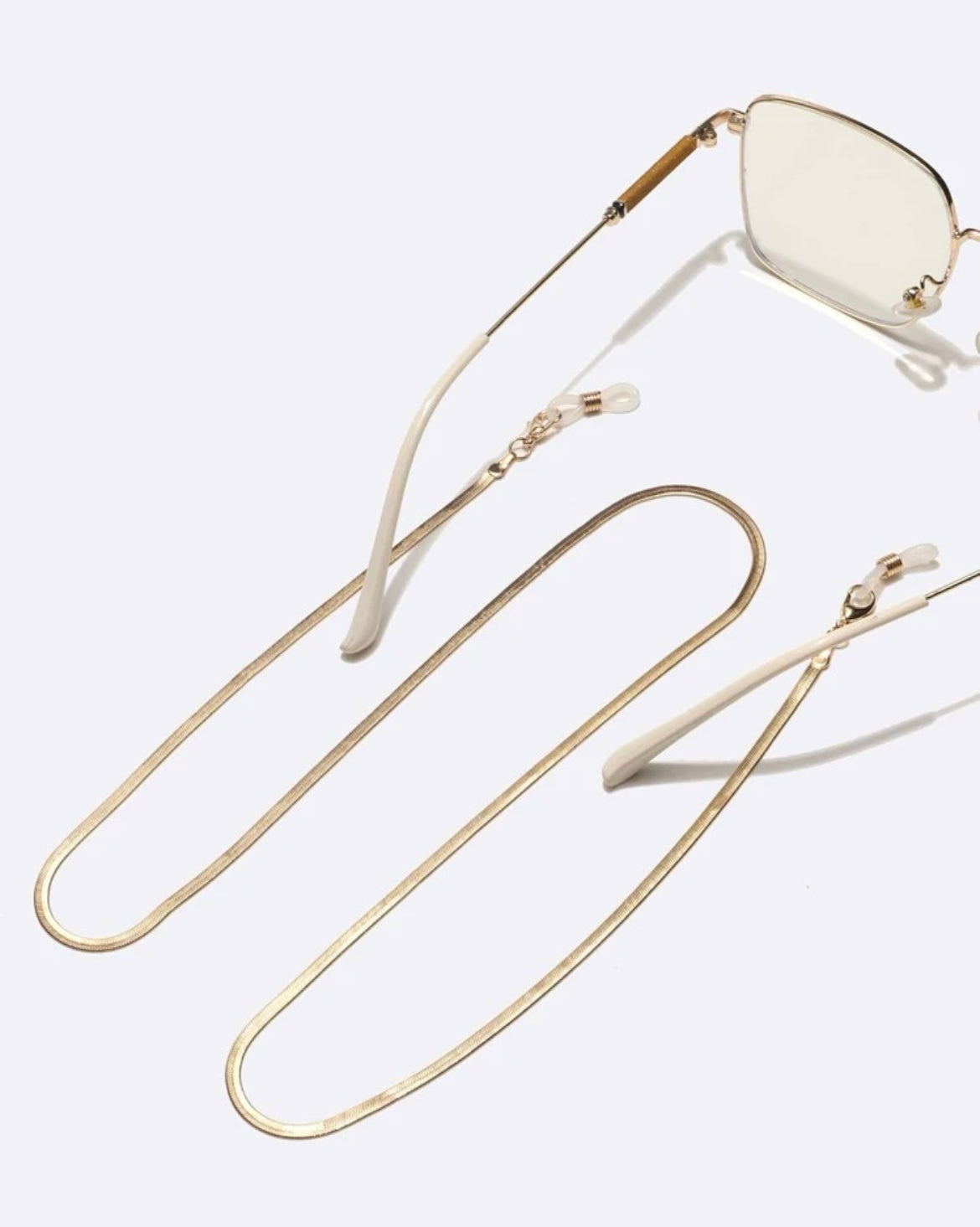Flat Snake Chain sunglasses Necklace