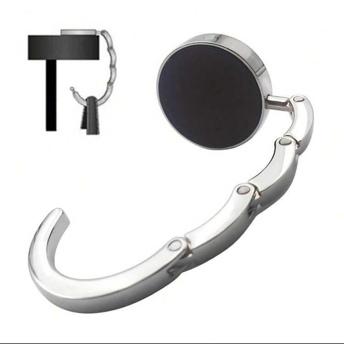 Bag Hook (Save Your Bag) Silver