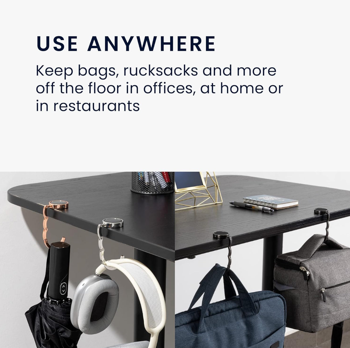 Bag Hook (Save Your Bag) Silver